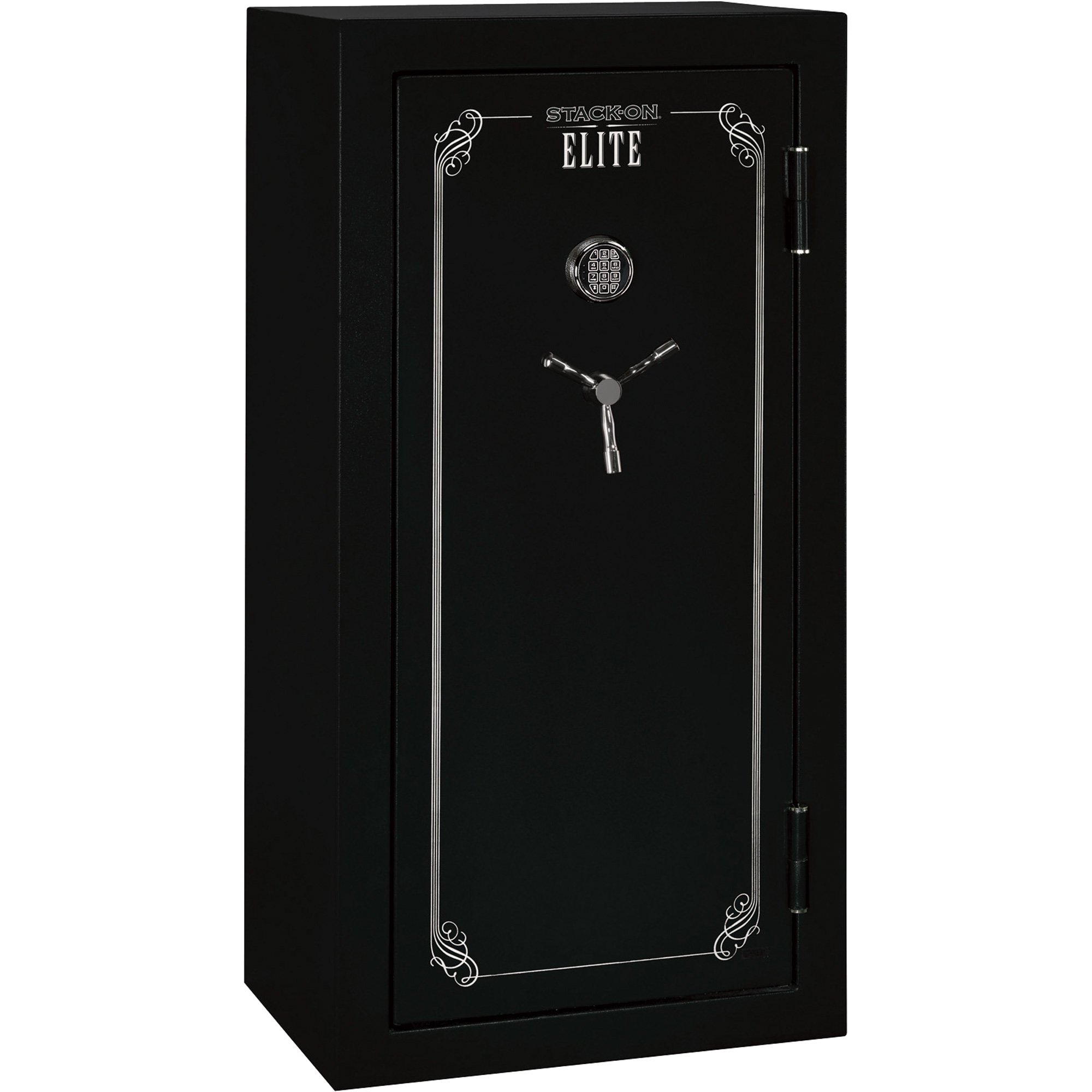 Stack-On 24-Gun Fire-Resistant Safe – Black, Electronic Lock, Model# E-24-MB-E-DS